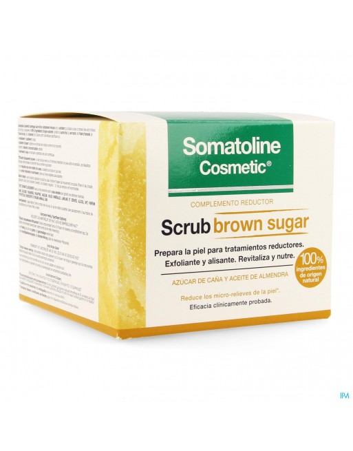 Somatoline Cosm. Exfolier.scrub Bruine Suiker 350g
