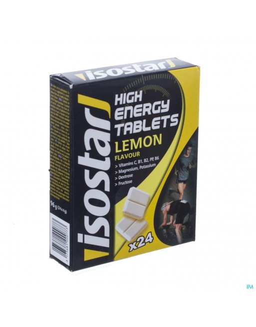 Isostar High Energy Lemon Tabl 24