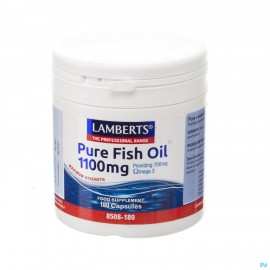 Lamberts Huile Poisson Pur 1100mg Caps 180