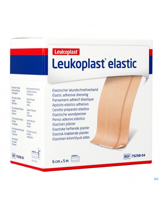 Leukoplast Elastic 5mx6cm 1
