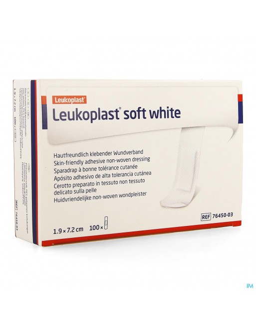 Leukoplast Soft White 19x72mm 100