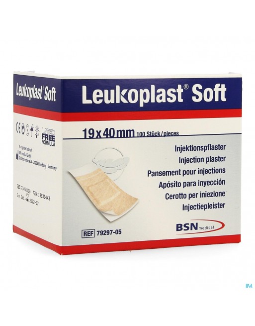 Leukoplast Soft Inj. 19x40mm 100