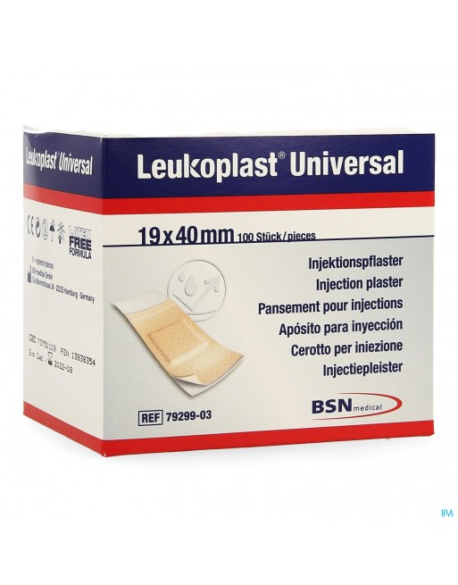 Leukoplast Universal Inj. 19x40mm 100