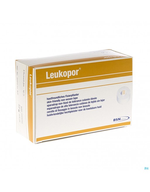 Leukopor A/allergie Rouleau 2,50cmx9,2m 12 245400