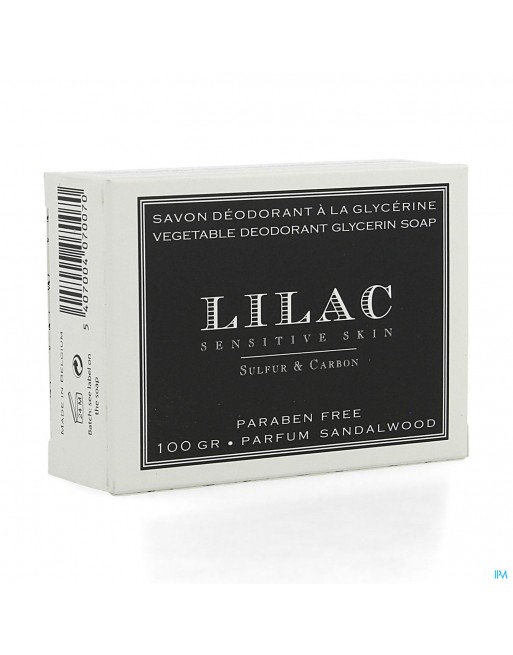 Lilac Deodorantzeep Glycerine Zwavel&act.kool 100g