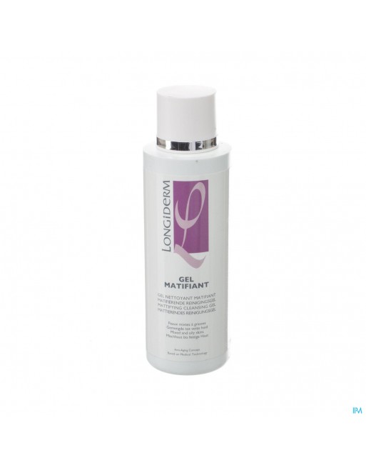 Longiderm Gel Matifiant Nettoyant Fl 200ml