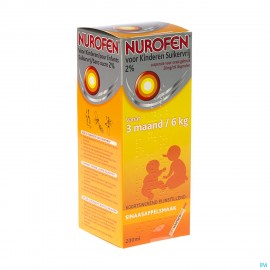 Nurofen Enfant Orange Susp Sans Sucre 200ml