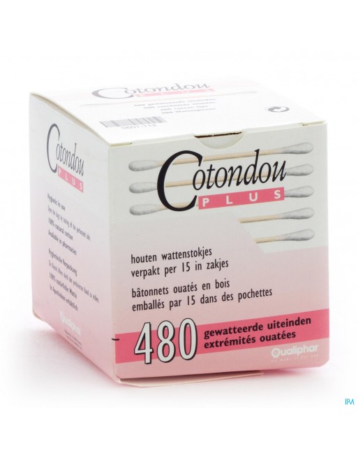 Cotondou Plus Batonnets Ouate Bois 240