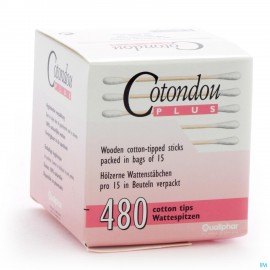 Cotondou Plus Batonnets Ouate Bois 240