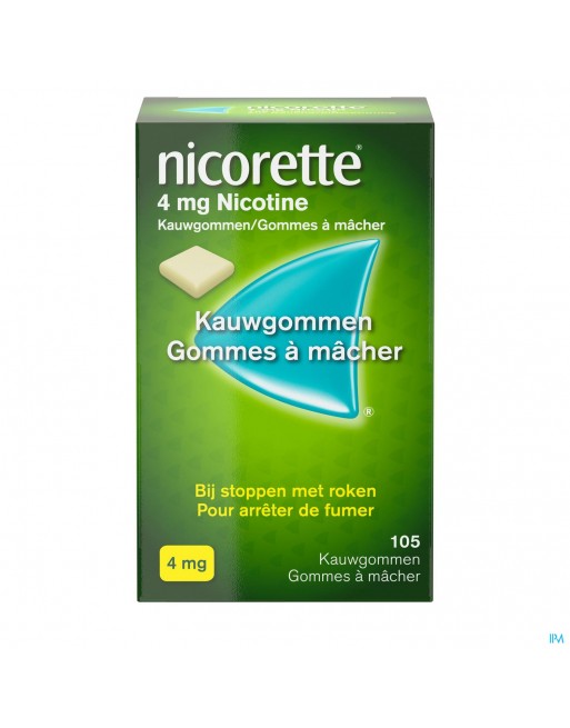 Nicorette Kauwgom 105x4mg