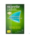 Nicorette Kauwgom 105x4mg