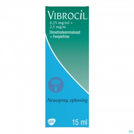 Vibrocil 0,25/2,5 15ml neusspray