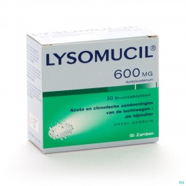 Lysomucil 600 30 Bruistabletten 600mg