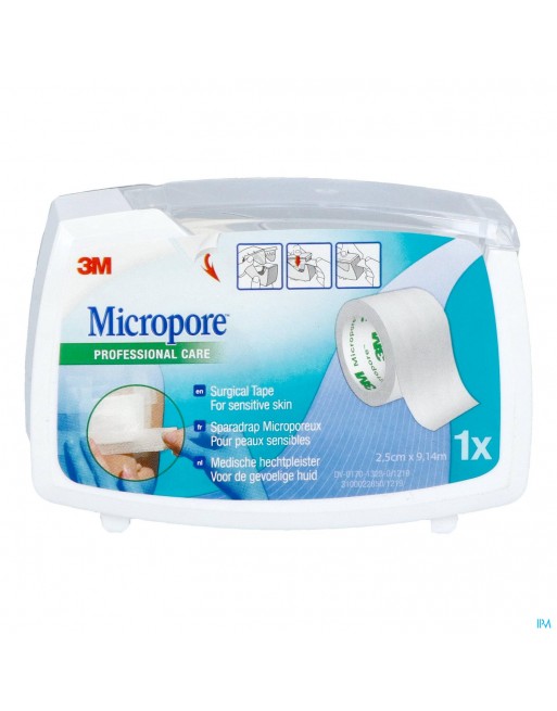 Micropore 3m 25,0mmx9,1m Nieuwe Dispenser 1530p-1d
