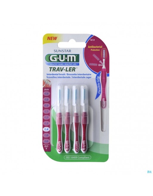 Gum Proxabrush Travel Cyl. Fine 4 1612