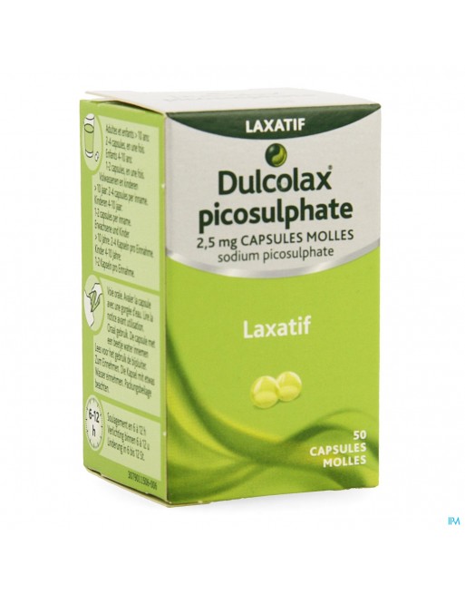 Dulcolax picosulphate caps 50x 2,5mg - online bestellen