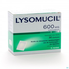 Lysomucil 600 Gran 30 Zakjes 600mg