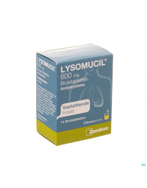 Lysomucil 600 14 Bruistabletten 600mg