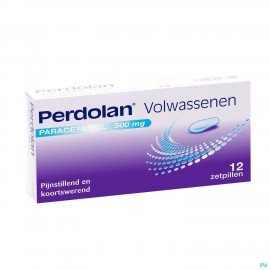 Perdolan Supp Ad 12x500mg