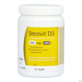 STEOVIT D3 500MG/400IE CITRON 60COMP 
