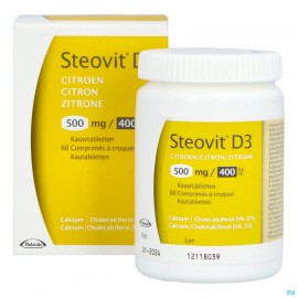 STEOVIT D3 500MG/400IE CITRON 60COMP 