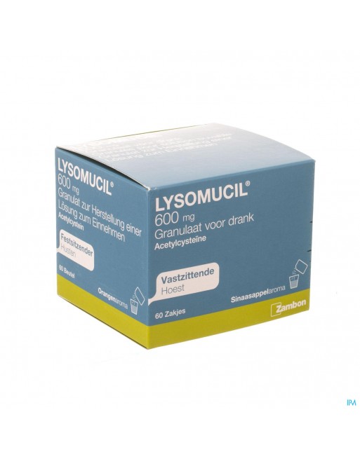 Lysomucil 600 Gran 60 Zakjes 600mg