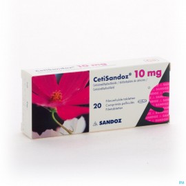 Cetirizine Sandoz compr  20x 10mg