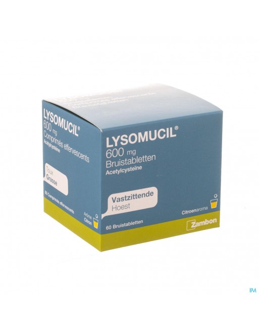 Lysomucil 600 60 Bruistabletten 600mg