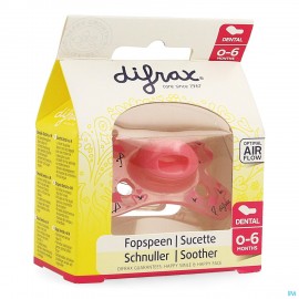 Difrax Fopspeen Sil Mini-dental 0-6m 799