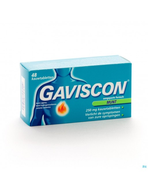 Gaviscon 48 compr a croquer menthe Gaviscon 48 compr a croquer menthe
