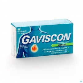 Gaviscon 48 compr a croquer menthe