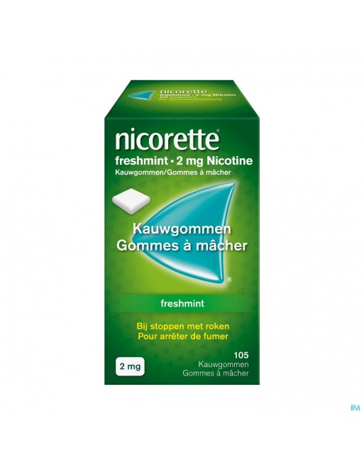 NICORETTE® FRESHMINT kauwgom 105 x 2 mg