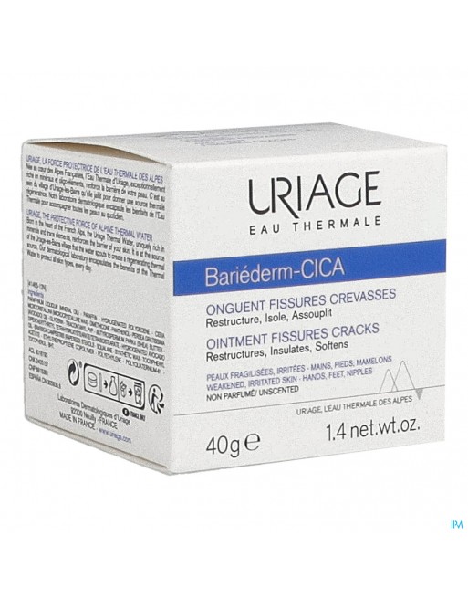 Uriage Bariederm Kloven-barsten Zalf Pot 40g
