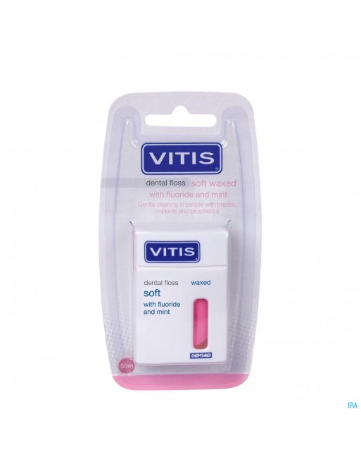 Vitis Floss Waxed Fluor Mint 50m 1650