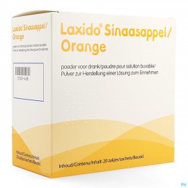 Laxido 20 poudre sach orange