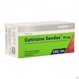 Cetirizine Sandoz compr  100x 10mg