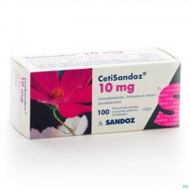 Cetirizine Sandoz compr  100x 10mg
