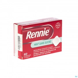 Rennie Menthe a sucer sans sucre 60 past