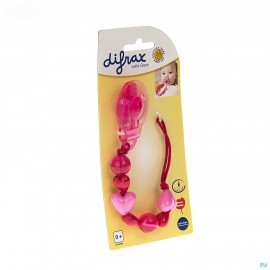 Difrax Attache Sucette Coeurs 980
