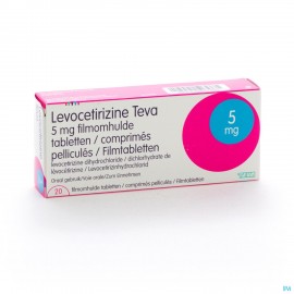 Levocetirizine Teva 5mg Filmomh Tabl 20 X 5mg