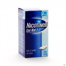 Nicotinell gommes a macher cool mint 96x 2mg