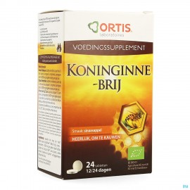 Ortis Koninginnebrij Bio Kauwtabletten 24
