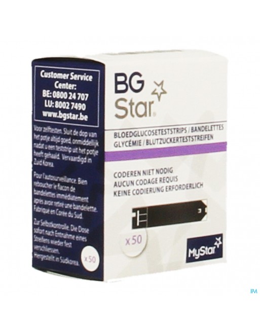 Bg Star Teststrips 50