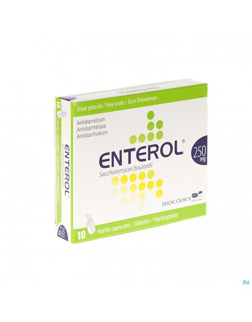Enterol 250mg Caps Harde Dur S/blister 10x250mg