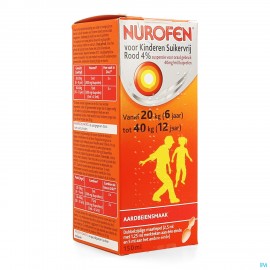 Nurofen Enfant S/sucre 4% Fraise Susp Buv 150ml