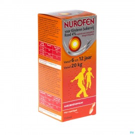 Nurofen Enfant S/sucre 4% Fraise Susp Buv 150ml