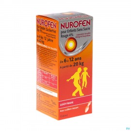 Nurofen Enfant S/sucre 4% Fraise Susp Buv 150ml