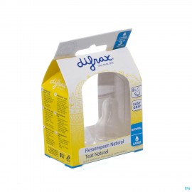 Difrax Zuigspeen Natural Large 673 2 stuks 