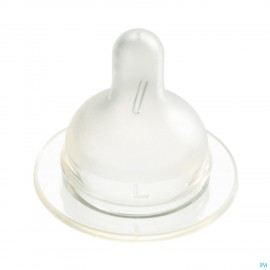 Difrax Flessenspeen Natural Wide Large 2 stuks