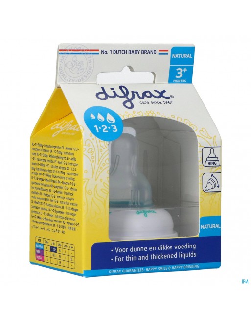 Difrax Ring 1-2-3 Natural 713
